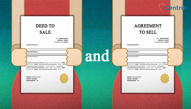 Difference between Sale Deed and Agreement to sell