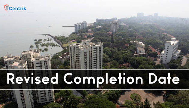 The completion date has been preponed by MahaRERA