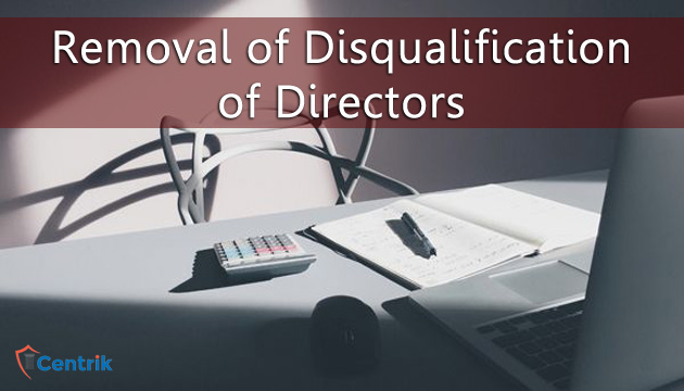 Removal of Disqualification of Directors