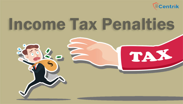 Income Tax penalties with respect to return filing
