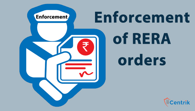 What to do if the RERA order is not being complied with