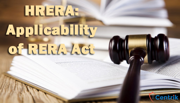HRERA judgement on Applicability of RERA Act – HRERA