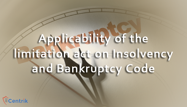 Applicability of the limitation act on Insolvency and Bankruptcy Code