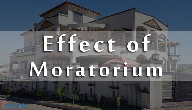 Effect of Moratorium on Personal Properties of the Promoter given as Security