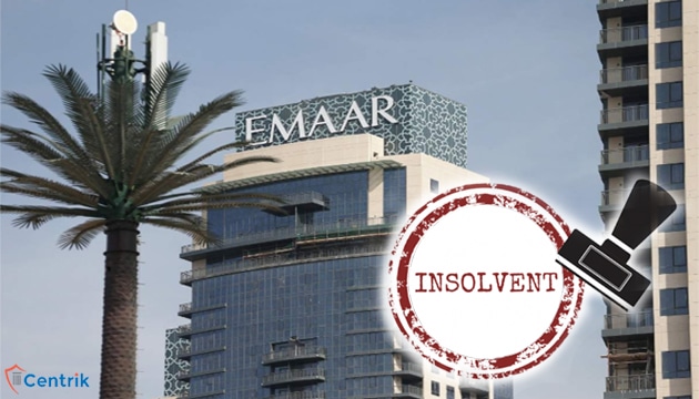 Insolvency Petition against Emaar MGF Land Ltd.