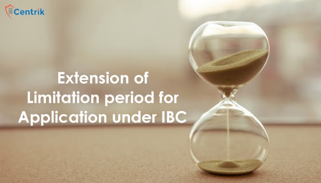 Extension of limitation period for application under IBC