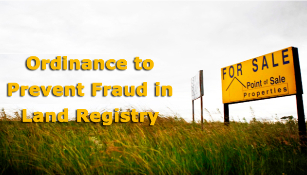 Haryana government to introduce ordinance for preventing fraud in registry of land