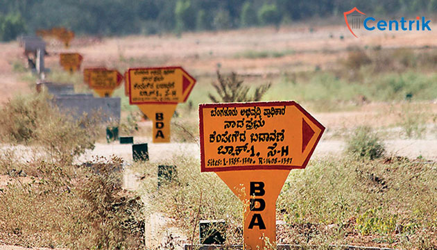 Thousands of acres of land hitherto not utilized by Bangalore Development Authority