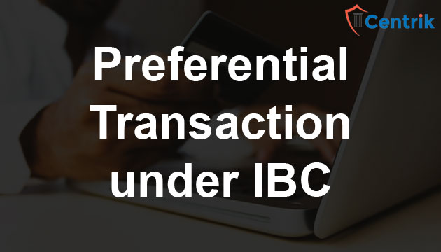 Do NCLT is vested with the power to classify a transaction as a “preferential transaction”!